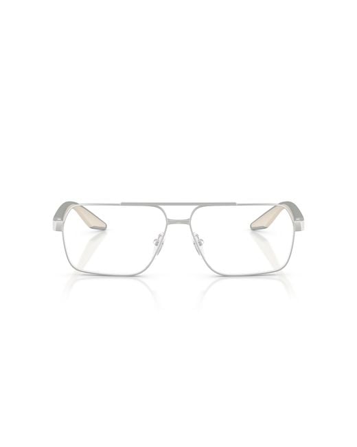 Prada Linea Rossa Black Ps 51Tv 18X1O1 Optical Frames Metal Transparent Squared Normal for men