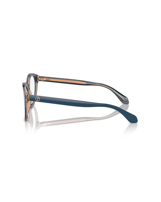 Giorgio Armani Black Ar7256 6085 Optical Frames Acetate Transparent Pantos Normal for men