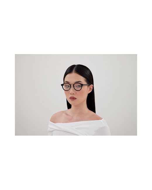 Gucci Black Gg1743Oj 003 Optical Frames Acetate Transparent Round