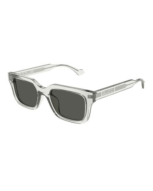 Gucci Black Gg1732Sk 004 Sunglasses Injected Squared for men