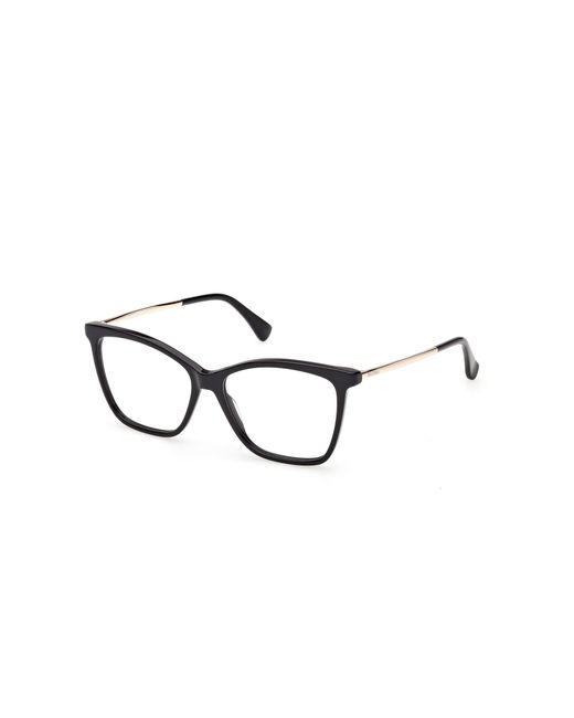 Max Mara Black Mm5235 052 Optical Frames Acetate Round Normal