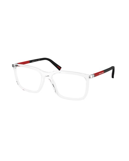 Prada Linea Rossa Black Ps 01Sv 2Az1O1 Optical Frames Injected Pillow Normal for men