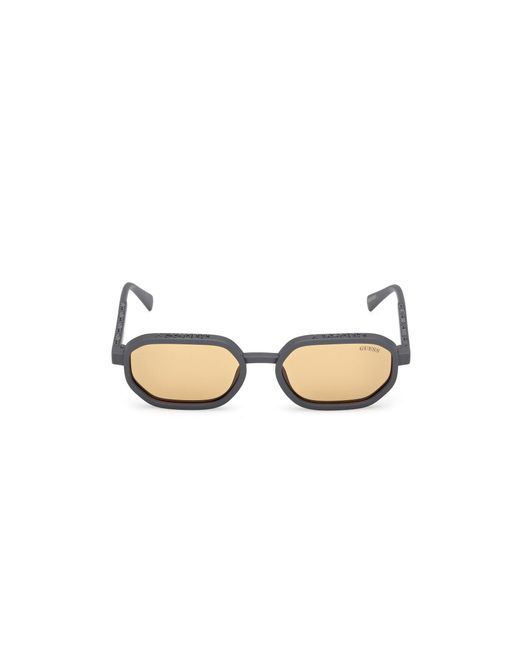 Guess Black Gu00233 20E Sunglasses Injected Geometric Normal