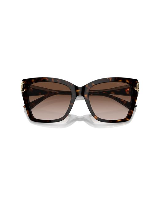 Jimmy Choo Black Jc5012 500213 Sunglasses Acetate Squared Normal Shaded