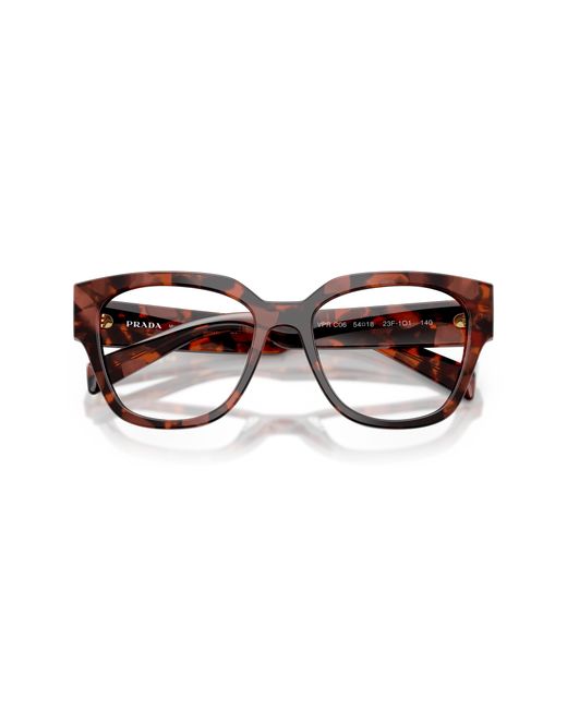 Prada Black Pr C06V 23F1O1 Optical Frames Acetate Round Normal