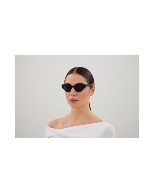 Saint Laurent Black Sl M144 001 Sunglasses Acetate Cat Eye