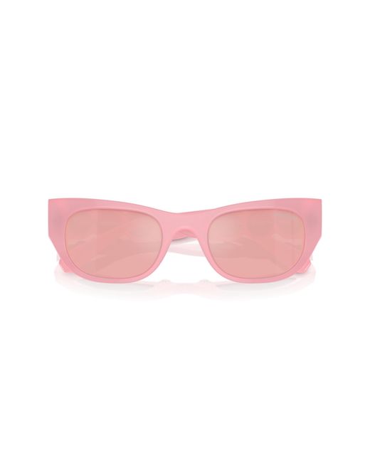Swarovski Black Sk6022 2001E4 Sunglasses Acetate Pillow Mirrored Mirror