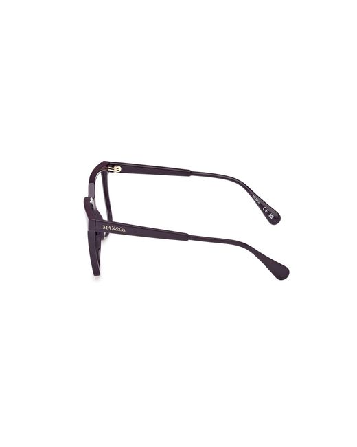 MAX&Co. Black Mo5173 081 Optical Frames Injected Squared Normal