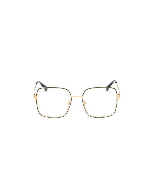 MAX&Co. Black Mo5166 098 Optical Frames Metal Squared Normal