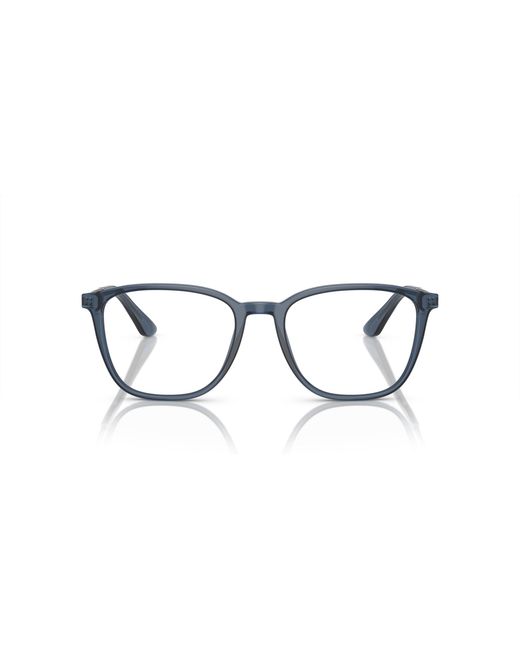 Giorgio Armani Black Ar7250 6035 Optical Frames Acetate Transparent Squared Normal for men