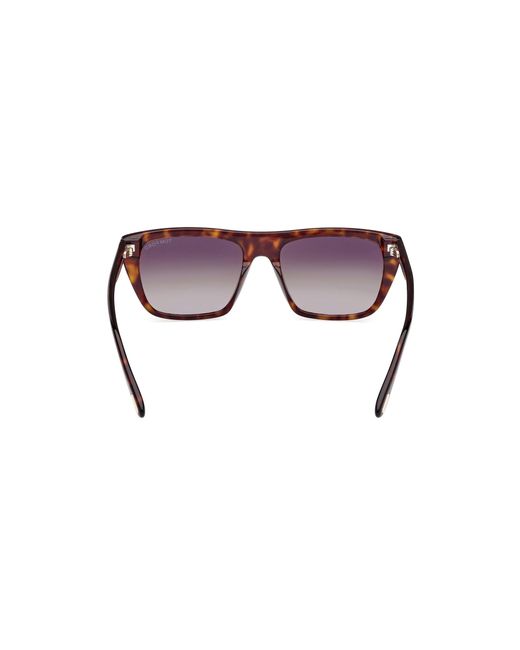 Tom Ford Black Ft1175 Aslan 52B Sunglasses Acetate Squared Normal for men