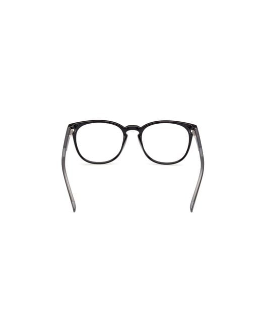Timberland Black Tb50013 001 Optical Frames Injected Round Normal