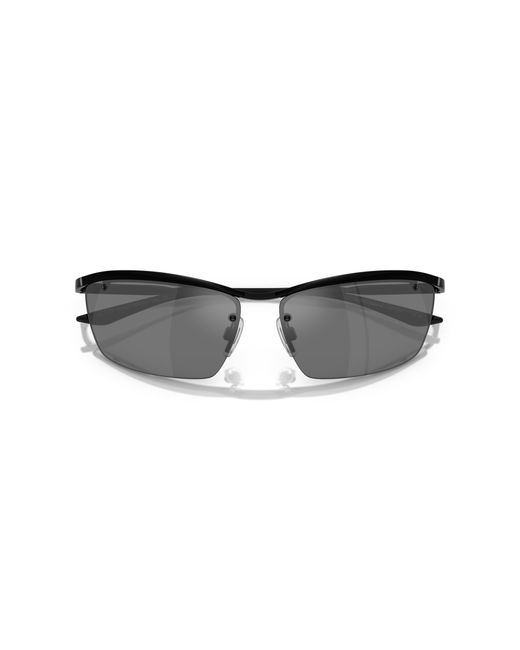 Dolce & Gabbana Black Dg2307 01/6G Sunglasses Metal Squared Mirrored