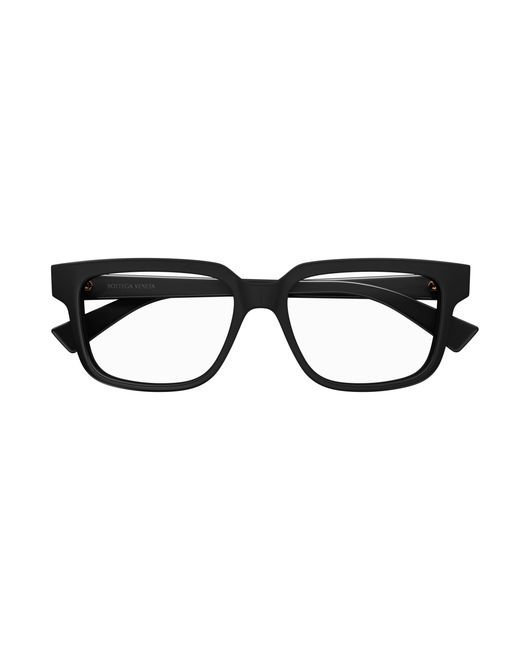 Bottega Veneta Black Bv1256O 005 Optical Frames Acetate Squared for men