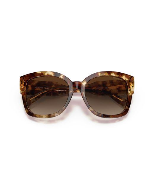 Michael Kors Black Mk2164 Baja 302813 Sunglasses Acetate Squared Normal Shaded