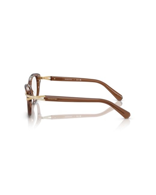 Swarovski Black Sk2032 1067 Optical Frames Acetate Pillow Normal