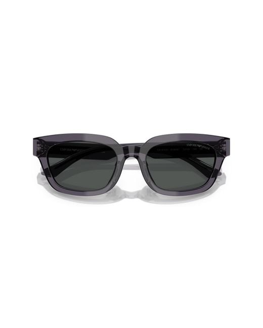 Emporio Armani Black Ea4233U 610687 Sunglasses Acetate Geometric Normal
