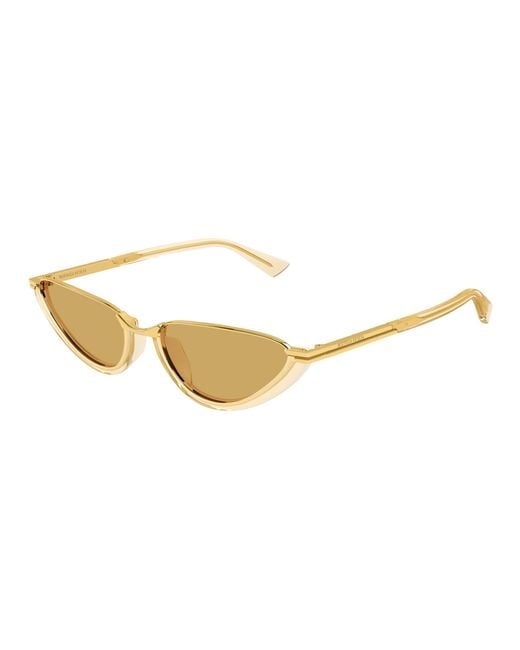 Bottega Veneta Black Bv1346S 003 Sunglasses Acetate Cat Eye