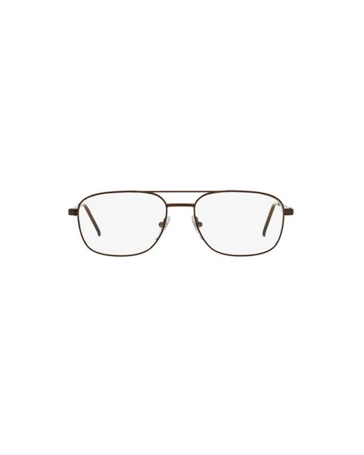 Sferoflex Black Sf2152 352 Optical Frames Metal Squared for men