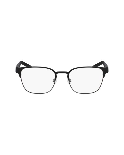Nike Black 8156 001 Optical Frames Metal Squared Normal Normal for men