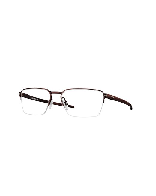 Oakley Black Ox5080 Sway Bar 0.5 508003 Optical Frames Titanium Squared Normal for men