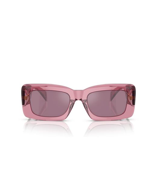 Versace Pink Ve4444U 5355Ak Sunglasses Acetate Squared Normal