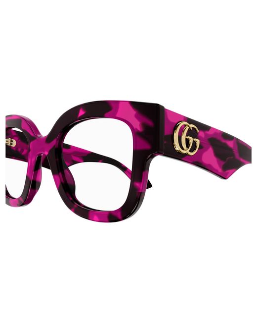 Gucci Black Gg1423O 003 Optical Frames Acetate Transparent Cat Eye