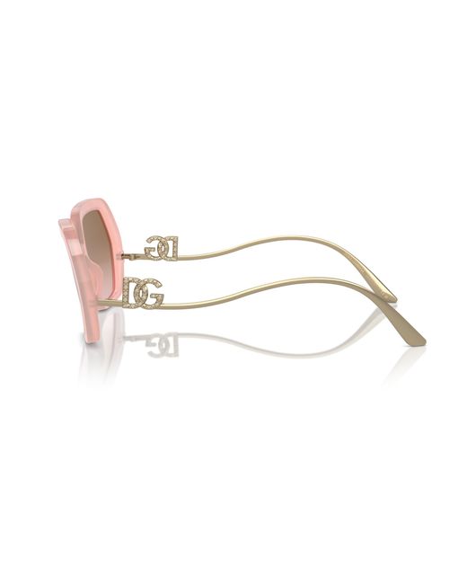 Dolce & Gabbana Black Dg4468B 343611 Sunglasses Acetate Geometric Normal Shaded