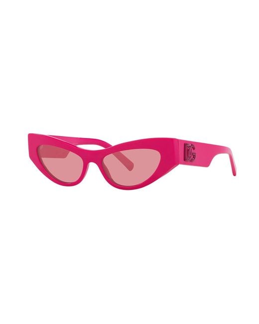 Dolce & Gabbana Pink Dg4450 326230 Sunglasses Acetate Cat Eye Normal