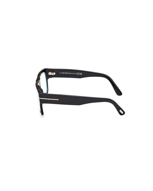 Tom Ford Black Ft6035-B 001 Optical Frames Acetate Squared Normal for men