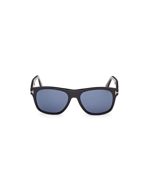 Tom Ford Black Ft1284 Marlon-02 01V Sunglasses Acetate Squared Normal for men