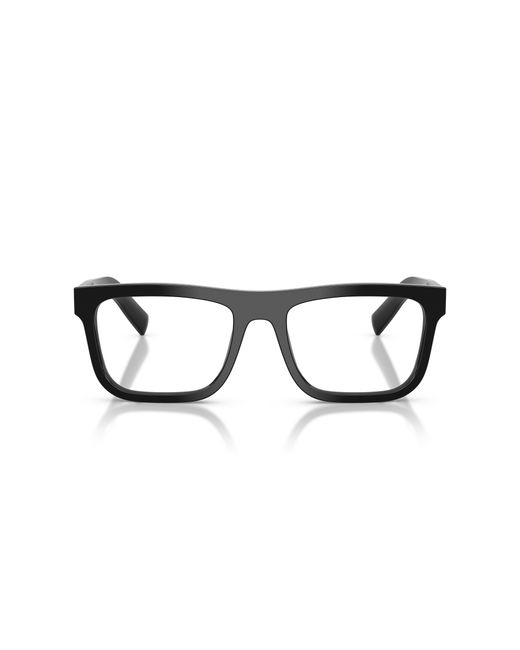 Prada Black Pr C03V 17N1O1 Optical Frames Acetate Pillow Normal for men