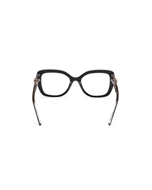 Guess Black Gm50027 001 Optical Frames Acetate Squared Normal