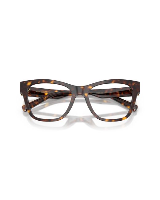 Dolce & Gabbana Black Dg3430 502 Optical Frames Acetate Squared Normal