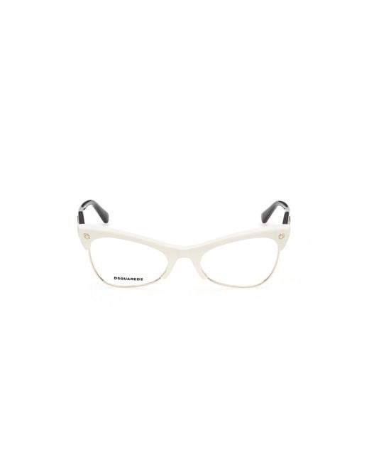 DSquared² Black Dq5332 024 Optical Frames Outlet Acetate Cat Eye