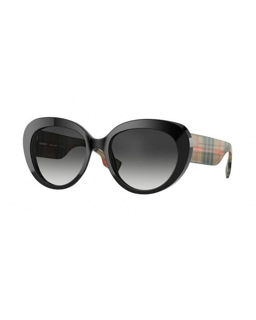 Burberry Black Be4298 37578G Sunglasses Plastic Cat Eye Nuanced