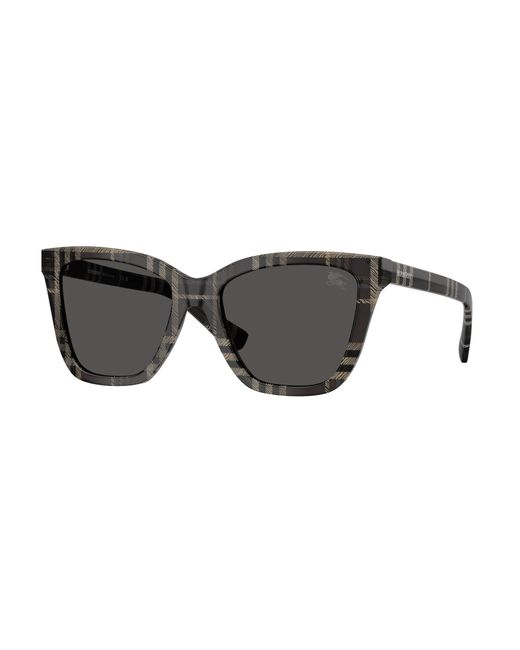 Burberry Black Be4470 419987 Sunglasses Acetate Squared Normal