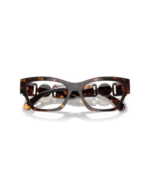 Versace Black Ve3367U 108 Optical Frames Injected Cat Eye Normal