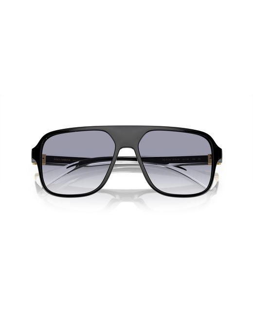 Dolce & Gabbana Black Dg6134 675/79 Sunglasses Nylon Squared Normal Shaded for men