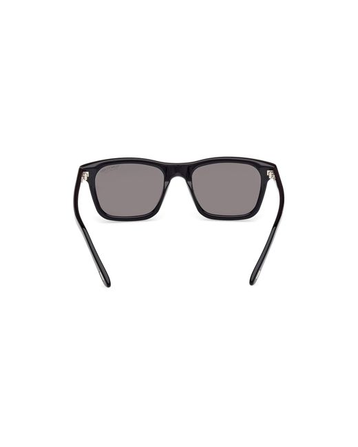 Tom Ford Black Ft1179 Barron 01D Sunglasses Acetate Smoke Squared Polarized for men