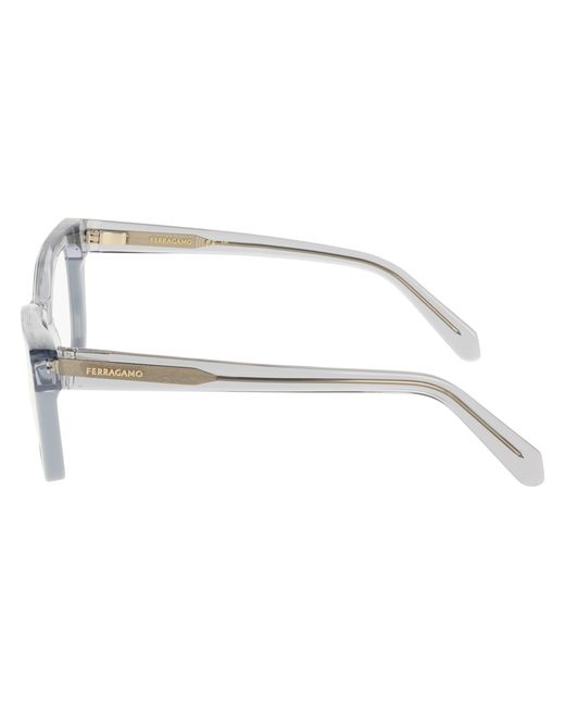 Ferragamo Black Sf3052 454 Optical Frames Acetate Squared Normal