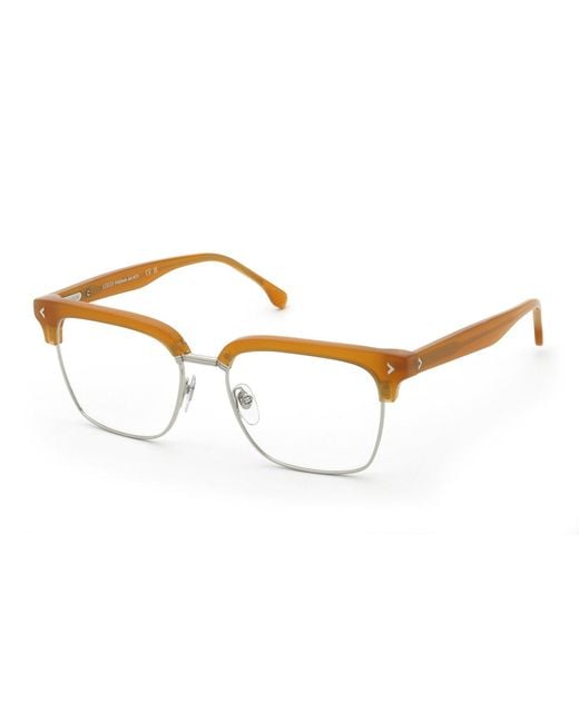 Lozza Black Vl4386 579 Optical Frames Metal Squared for men