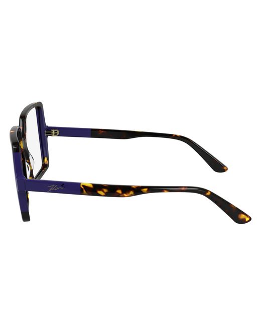 Karl Lagerfeld Black Kl6169 232 Optical Frames Acetate Squared Normal