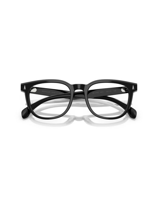 Moncler Black Me2002 3001 Optical Frames Acetate Transparent Squared Normal