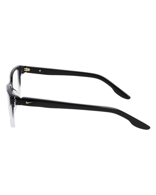 Nike Black 7177 010 Optical Frames Acetate Squared Normal