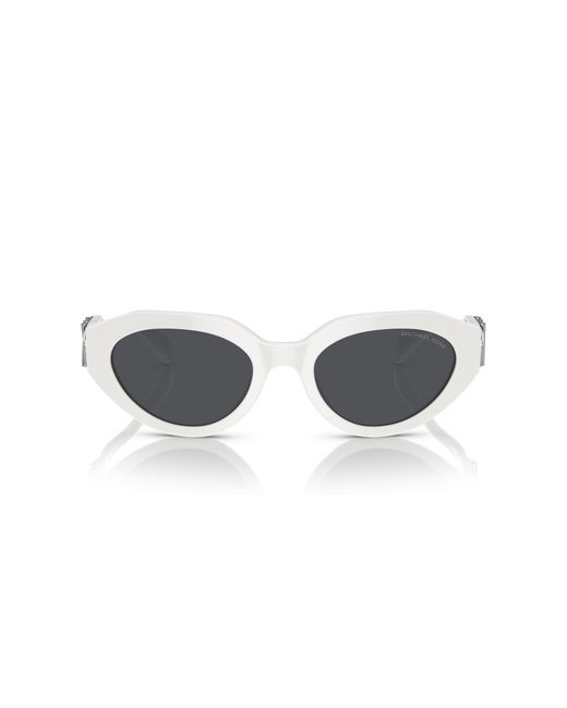 Michael Kors Black Mk2192 Empire Oval 310087 Sunglasses Acetate Round Normal