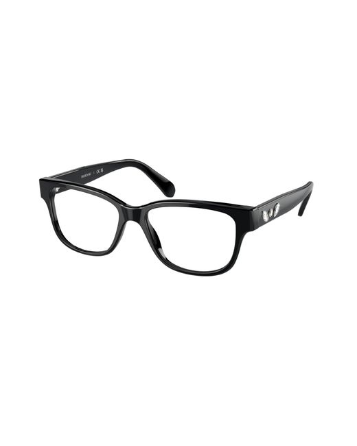 Swarovski Black Sk2007 1001 Optical Frames Acetate Pillow Normal