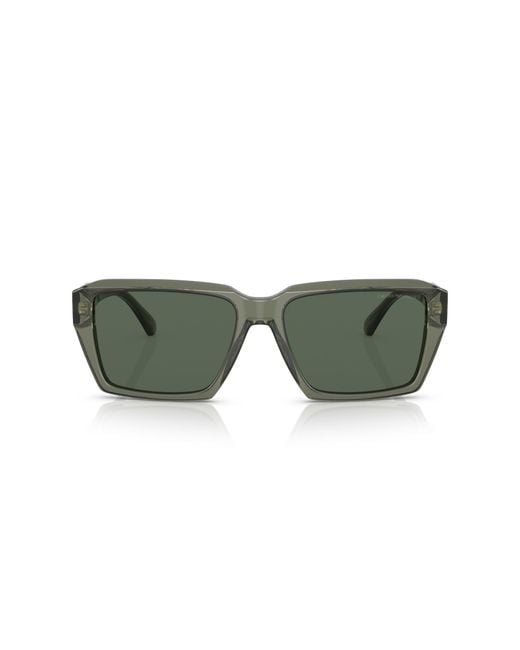 Emporio Armani Green Ea4186 536271 Sunglasses Acetate Squared Normal for men