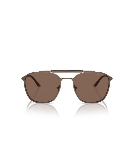 Giorgio Armani Black Ar6149 300673 Sunglasses Metal Squared Normal for men