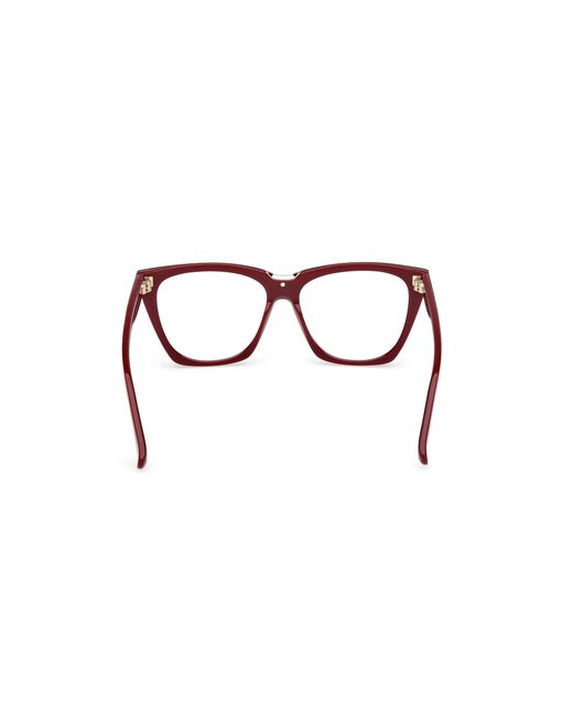 Max Mara Black Mm5188-B 069 Optical Frames Acetate Geometric Normal